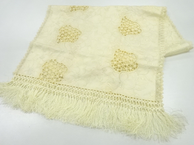 レース花模様ショール